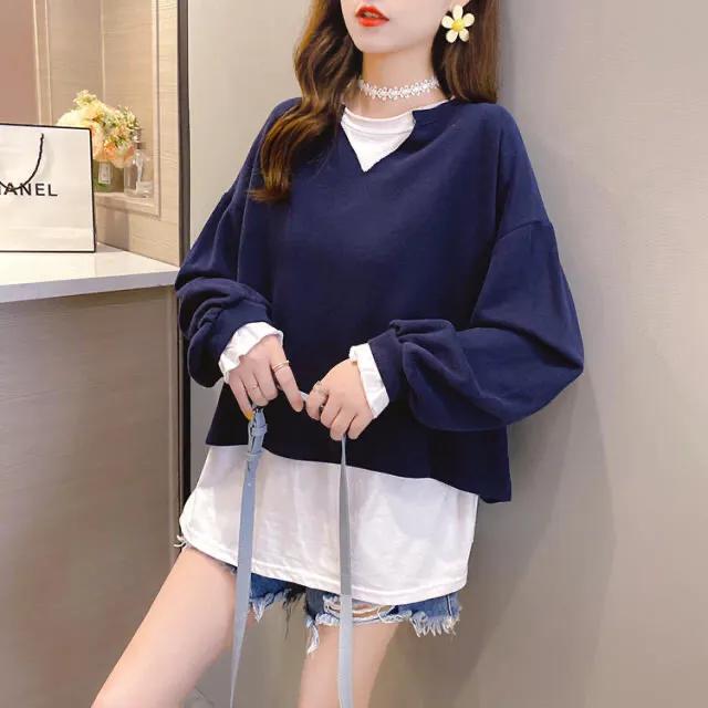 淘宝商城女装新款上衣(淘宝卫衣女新款超火上衣宽松甜美长袖大码女装)