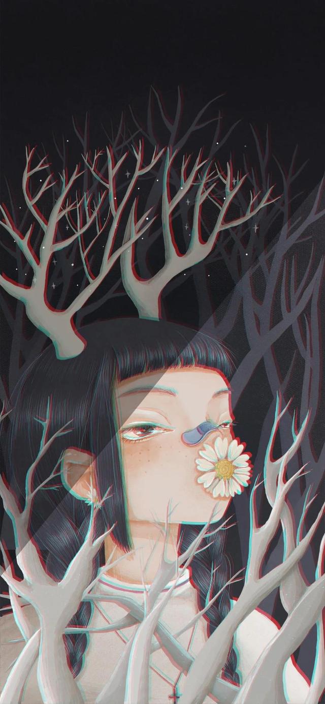 好看的微信聊天背景图情侣(治愈系情侣聊天背景图)