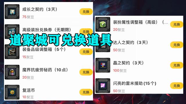 道聚城(DNF：道聚城兑换次数重置！3大白嫖道具真香，每年兑换5件时装)