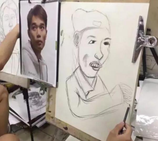 金币怎么画简笔画(灵魂画手是如何诞生的？美术生笔下的《金钱豹》火了，老师很无奈)